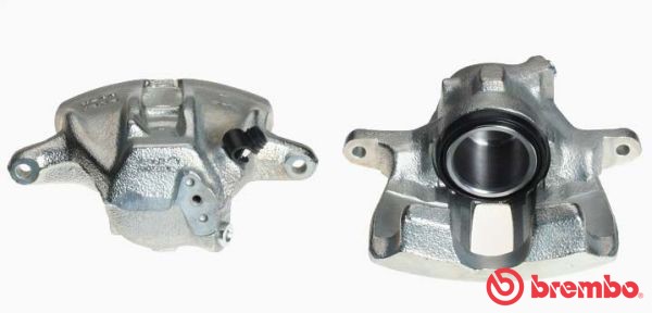 Bromsok, framaxel vänster, framaxel höger, Bakom axeln Brembo F 8 BREMBO