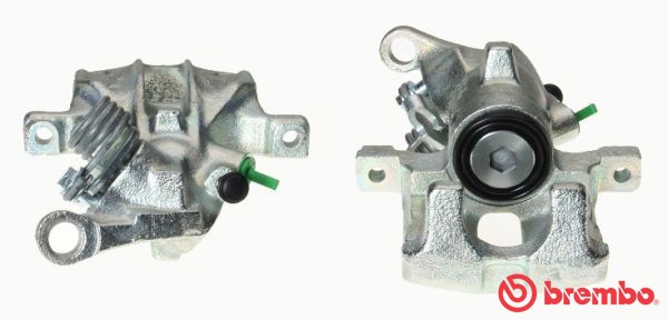 Bromsok, Bakaxel vänster, Bakom axeln Brembo F 85 108 BREMBO