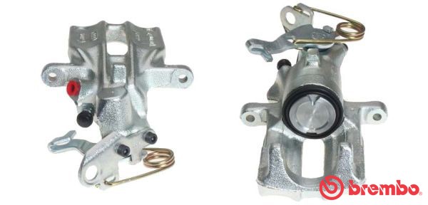 Bromsok, Bakaxel höger, Bakom axeln Brembo F 85 123 BREMBO