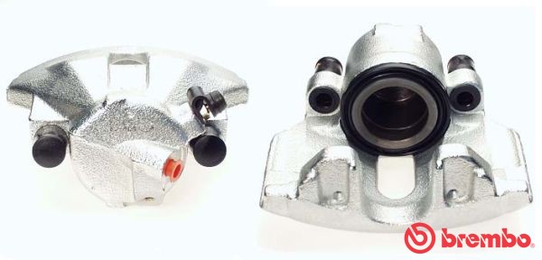 Bromsok Ventilerad, framaxel vänster, Bakom axeln Brembo F 85 132 BREMBO