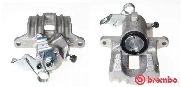 Bromsok Solid, Bakaxel, Vänster, Bakom axeln Brembo F 85 140 BREMBO