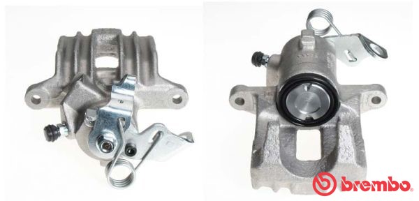 Bromsok Solid, Bakaxel, Höger, Bakom axeln Brembo F 85 141 BREMBO
