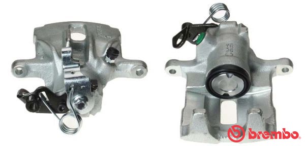 Bromsok, Bakaxel vänster, Bakom axeln Brembo F 85 162 BREMBO