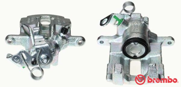 Bromsok, Bakaxel vänster, Bakom axeln Brembo F 85 164 BREMBO