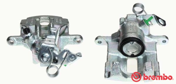 Bromsok, Bakaxel höger, Bakom axeln Brembo F 85 165 BREMBO