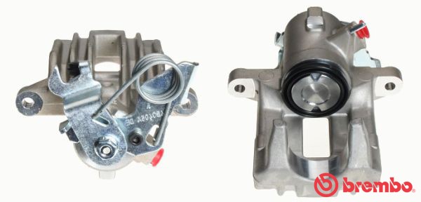 Bromsok, Bakaxel höger, Bakom axeln Brembo F 85 171 BREMBO
