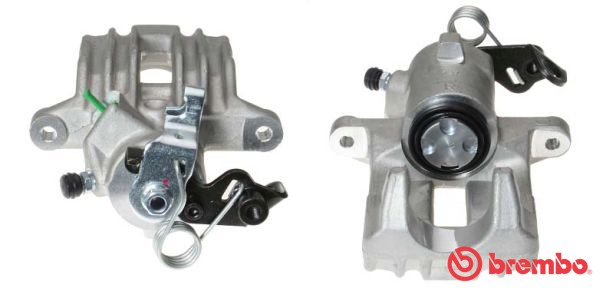 Bromsok, Bakaxel höger, Bakom axeln Brembo F 85 217 BREMBO