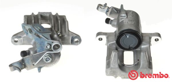 Bromsok, Bakaxel vänster, Framför axeln Brembo F 85 220 BREMBO