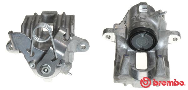Bromsok, Bakaxel, Vänster, Bakom axeln Brembo F 85 226 BREMBO