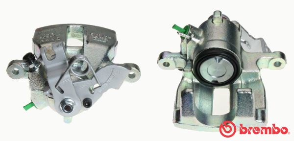 Bromsok, Bakaxel höger, Bakom axeln Brembo F 85 231 BREMBO