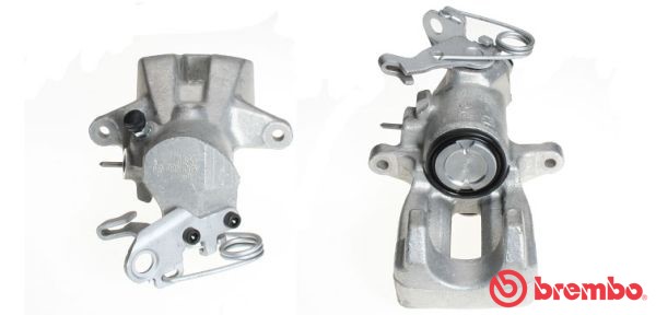 Bromsok, Bakaxel höger, Bakom axeln Brembo F 85 233 BREMBO