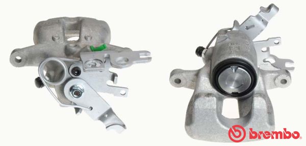 Bromsok, Framför axeln, Bakaxel vänster Brembo F 85 242 BREMBO
