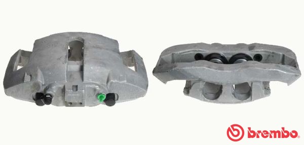 Bromsok, Framaxel, Höger, Vänster, Bakom axeln Brembo F 85 249 BREMBO