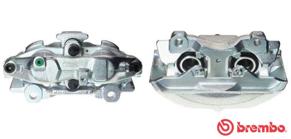 Bromsok, Framaxel, Vänster, Bakom axeln Brembo F 85 254 BREMBO