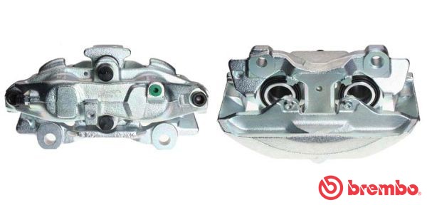 Bromsok, Framaxel, Höger, Bakom axeln Brembo F 85 255 BREMBO