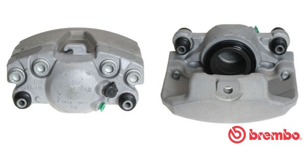 Bromsok, framaxel vänster, Bakom axeln Brembo F 85 288 BREMBO