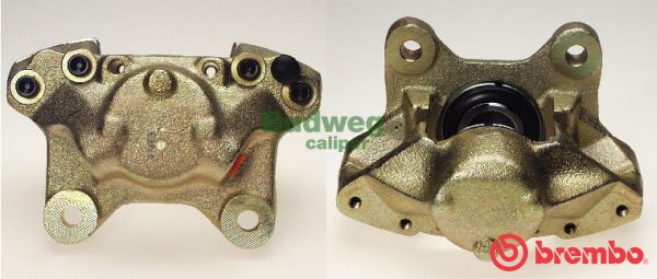 Bromsok, Bakaxel, Vänster, Bakom axeln Brembo F 86 044 BREMBO