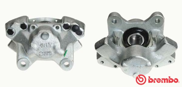 Bromsok, Bakaxel, Vänster, Bakom axeln Brembo F 86 074 BREMBO