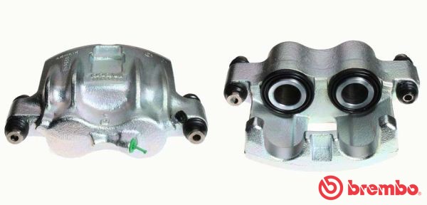 Bromsok, Framaxel, Vänster, Bakom axeln Brembo F A6 008 BREMBO