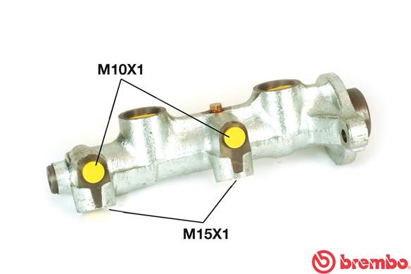 Huvudbromscylinder Brembo M 59 051 BREMBO