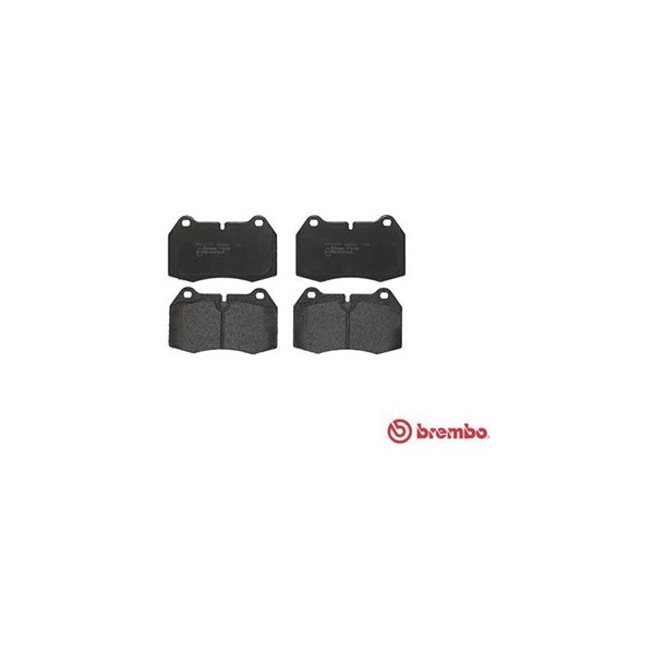 Bromsbeläggsats, Framaxel Brembo P 06 018 BREMBO