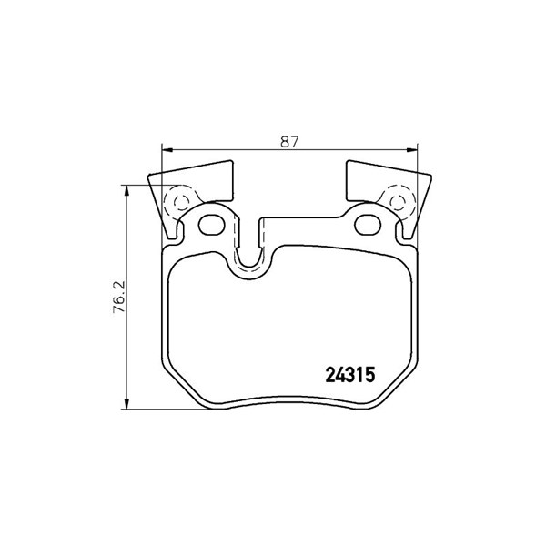 Bromsbeläggsats, Bakaxel Brembo P 06 059 BREMBO Bromsbeläggsats, Bakaxel Brembo P 06 059 BREMBO