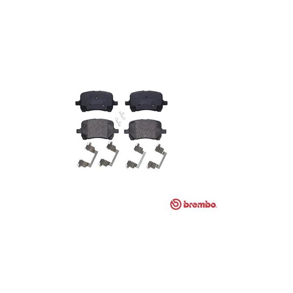 Bromsbeläggsats, Framaxel Brembo P 10 014 BREMBO