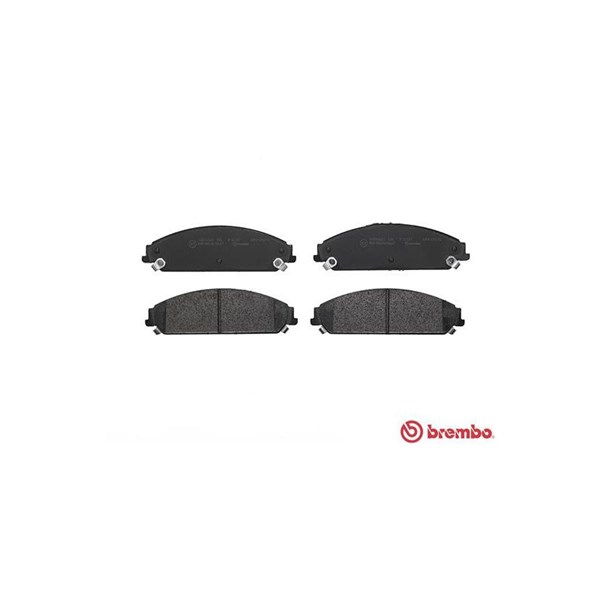 Bromsbeläggsats Hålad, Framaxel Brembo P 11 017 BREMBO