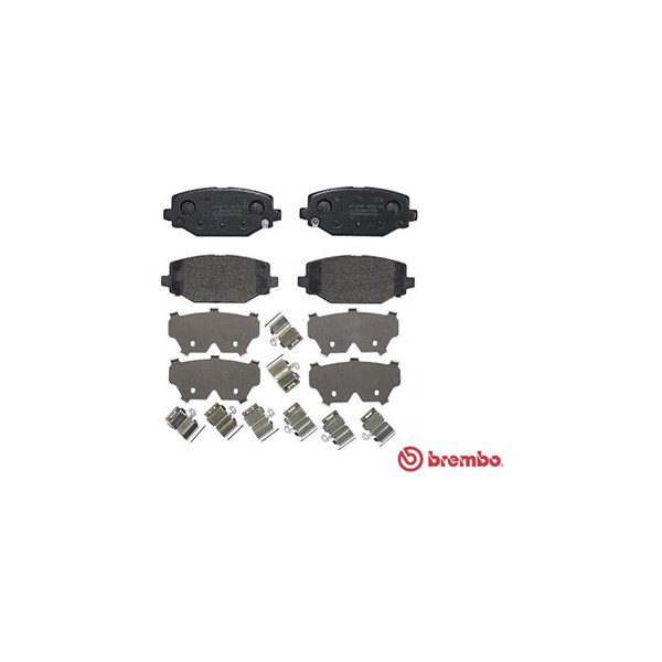 Bromsbeläggsats, Bakaxel Brembo P 11 032 BREMBO