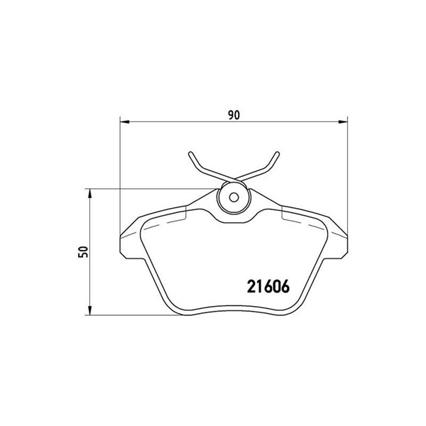 Bromsbeläggsats Brembo P 23 067 BREMBO