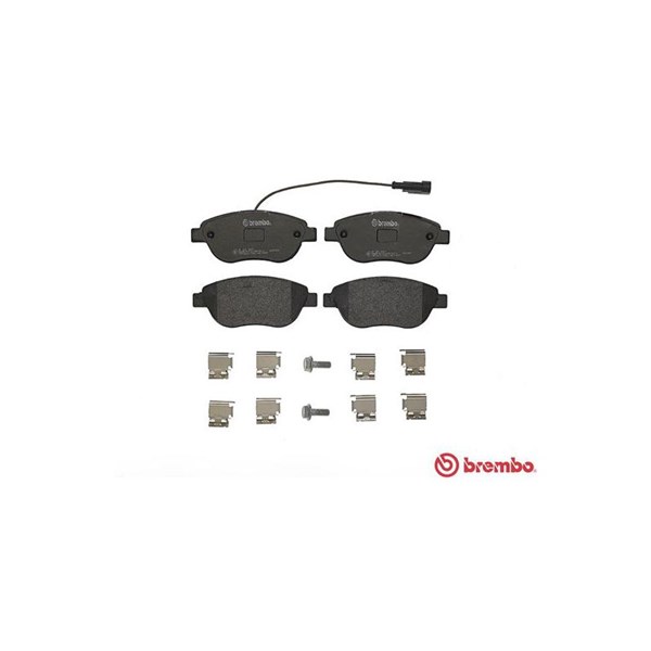 Bromsbeläggsats, Framaxel Brembo P 23 087 BREMBO