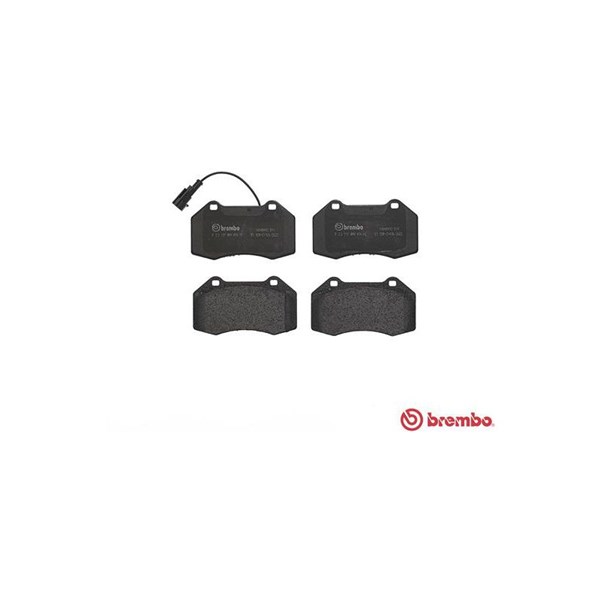 Bromsbeläggsats, Framaxel Brembo P 23 117 BREMBO