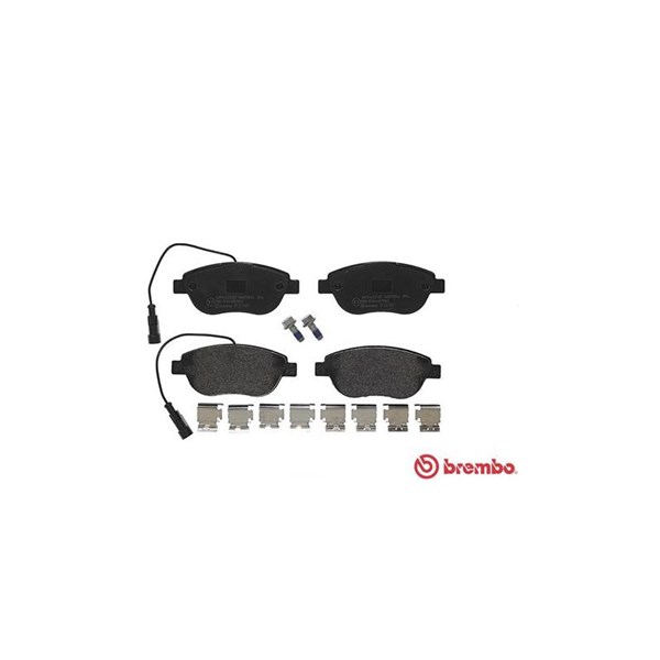 Bromsbeläggsats, Framaxel Brembo P 23 137 BREMBO