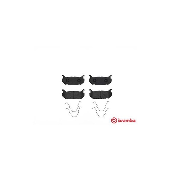 Bromsbeläggsats, Bakaxel Brembo P 24 036 BREMBO
