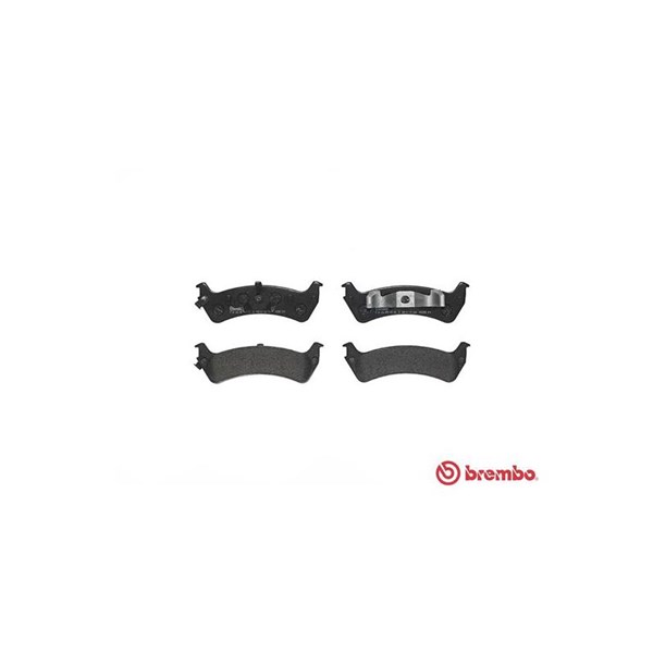 Bromsbeläggsats, Bakaxel Brembo P 24 042 BREMBO