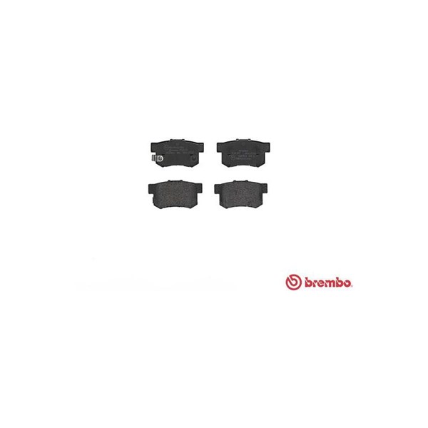Bromsbeläggsats, Bakaxel BREMBO