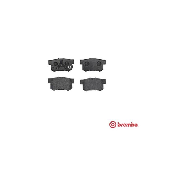 Bromsbeläggsats, Bakaxel BREMBO