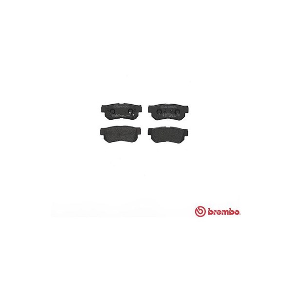 Bromsbeläggsats, Bakaxel BREMBO