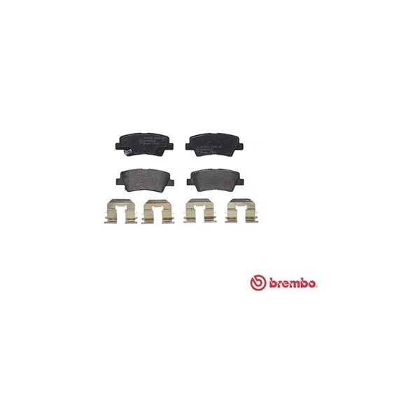 Bromsbeläggsats, Bakaxel BREMBO
