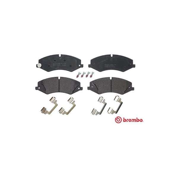 Bromsbeläggsats, Framaxel BREMBO
