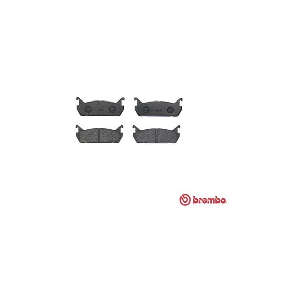 Bromsbeläggsats, Bakaxel Brembo P 49 015 BREMBO
