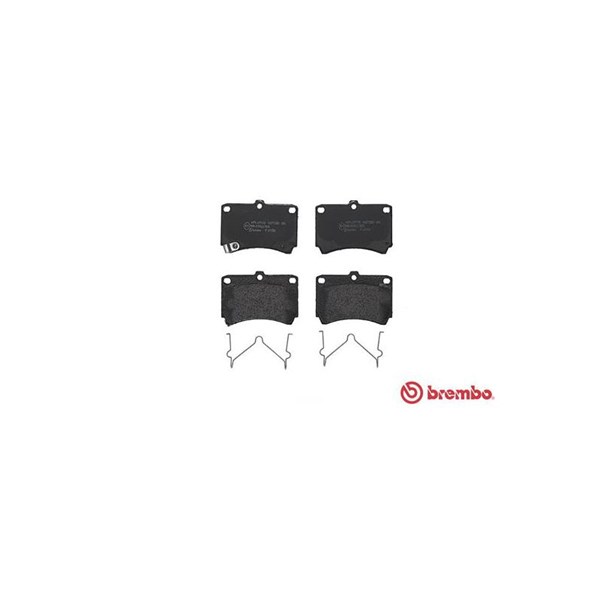 Bromsbeläggsats, Framaxel Brembo P 49 016 BREMBO