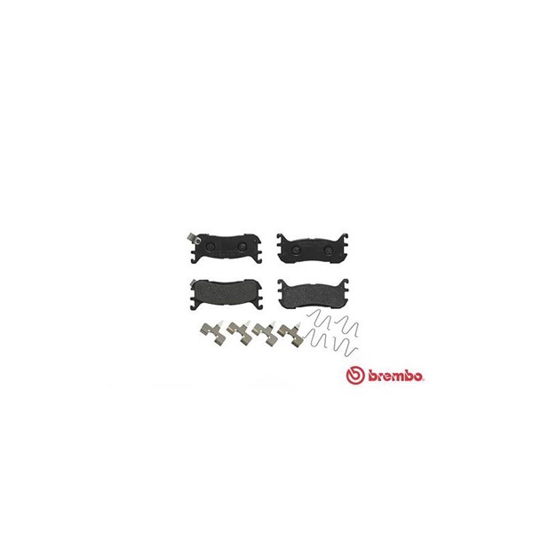 Bromsbeläggsats, Bakaxel Brembo P 49 021 BREMBO