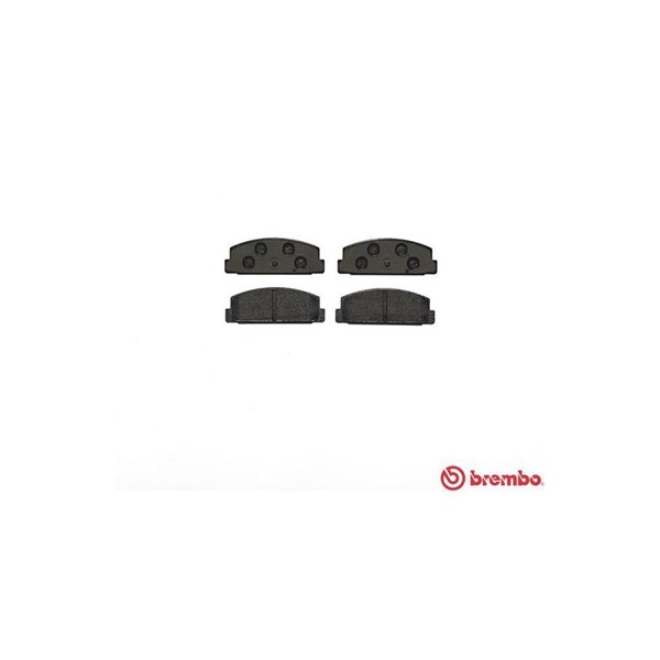 Bromsbeläggsats, Bakaxel BREMBO