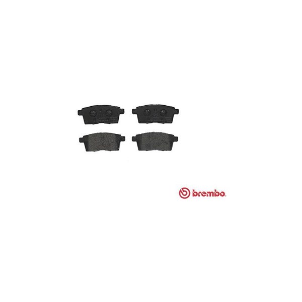 Bromsbeläggsats, Bakaxel Brembo P 49 041 BREMBO