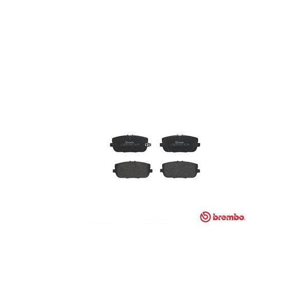 Bromsbeläggsats, Bakaxel BREMBO