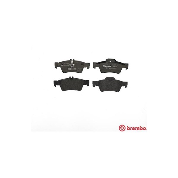 Bromsbeläggsats, Bakaxel BREMBO