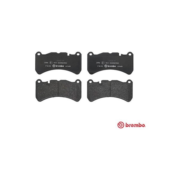 Bromsbeläggsats, Framaxel, Bakaxel Brembo P 50 092 BREMBO