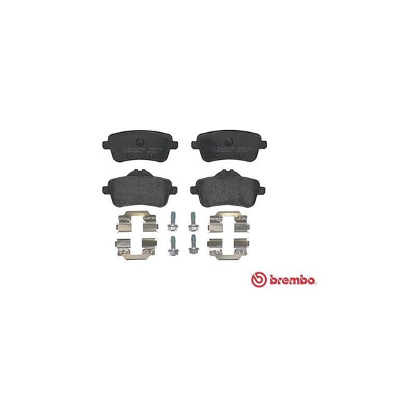 Bromsbeläggsats, Bakaxel Brembo P 50 100 BREMBO