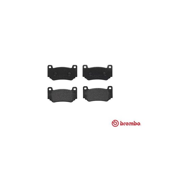 Bromsbeläggsats, Framaxel Brembo P 52 018 BREMBO